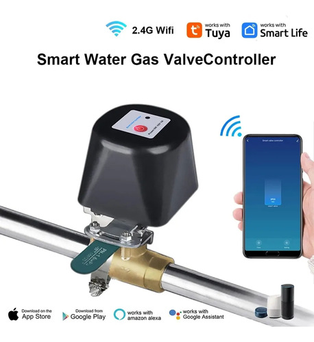 Control De Valvula Inteligente Wifi Llave De Agua O Gas