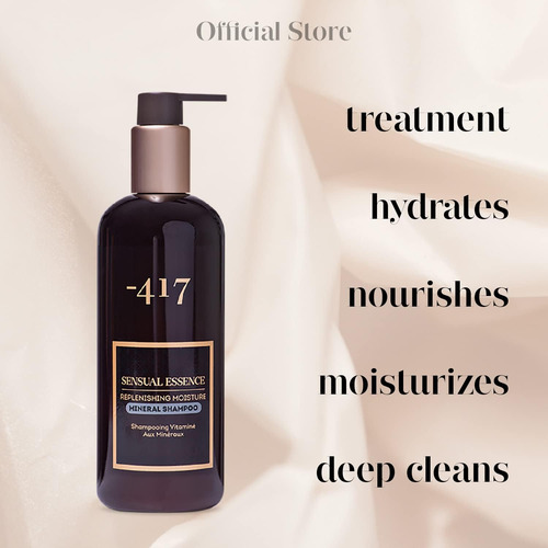 -417 Cosméticos Do Mar Morto Shampoo Mineral Reabastecedor D