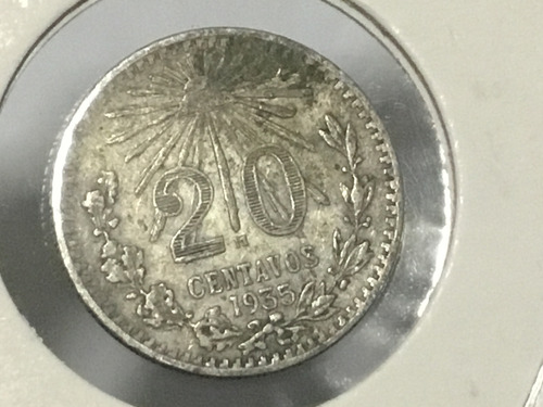 20 Centavos Resplandor 1935