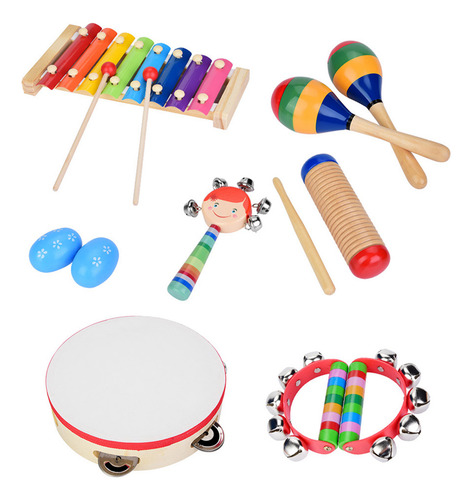 Instrumentos De Percusión Para Niños Pequeños, 13 Piezas, De