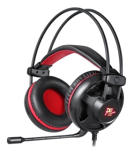 Headset Gamer Usb Philco Phs11v 5.1 Canais Preto/vermelho