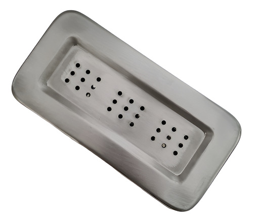 Caja De Acero Inoxidable 20x10x4cm Perforada