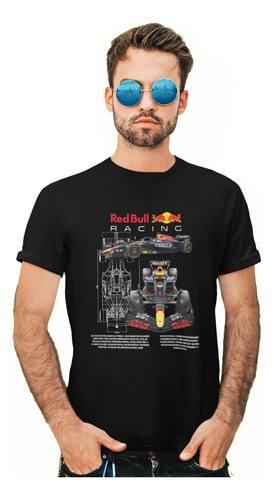 Playera Auto Red Bull Racing/ Formula 1/ Adulto & Niño