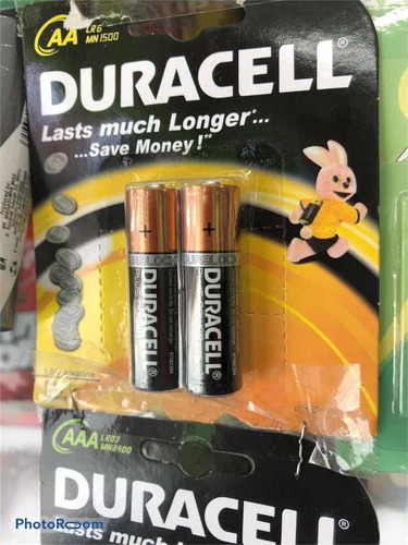 Pilas Duracell Aa Y Aaa Contiene 2 Unidades Cada Blister.