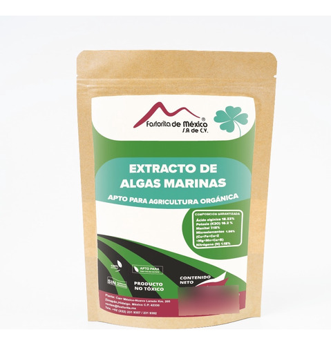 Extracto De Algas Marinas Fertilizante Orgánico 1 Kg