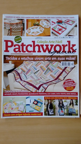 Revista Patchwork 35 Especial Bolsas Tapetes Fronhas 058k