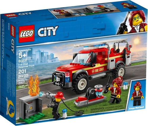 Lego Camioneta Bomberos Fire Truck Chief 60231