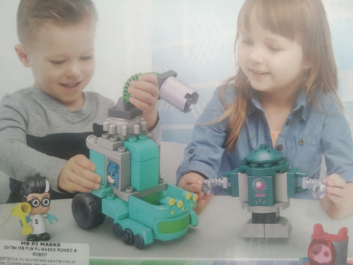 Imagen 6 de 7 de Romeo Laboratorio Movil Pj Mask Heroes En Pijamas Mega Bloks