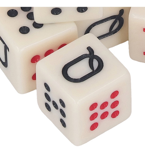 Juego De Dados Con Alfabeto Acrílico, 12 Piezas, Juguetes Po