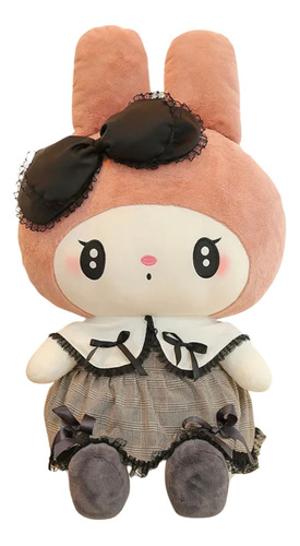 Peluche De Kuromi Y My Melody Gótica Incluye Regalo 