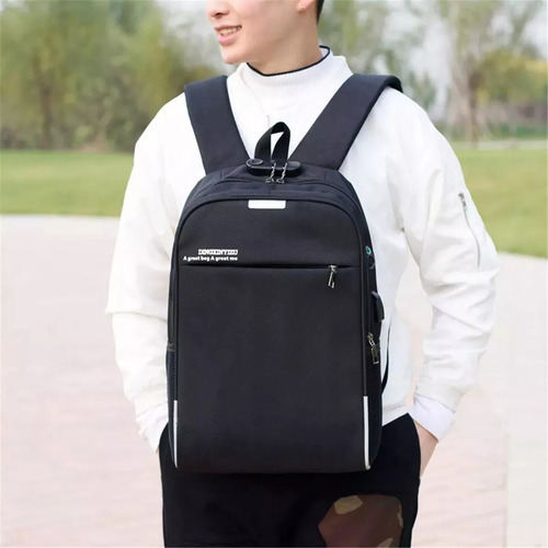 Hx Mochila Antirrobo Con Salida Para Portátil, Cable Usb Auxili