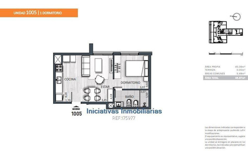 Imagen 1 de 5 de 1 Dormitorio Con Garage Cw175977