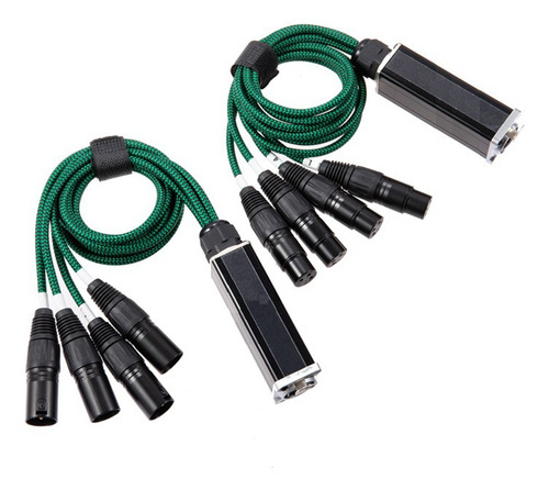 1 Par Xlr/dmx De 4 Canales Y 3 Pines A Ethercon Rj45 Etherne