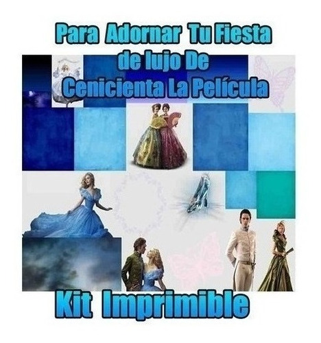 Kit Imprimible   Fiesta De Cenicienta La Película