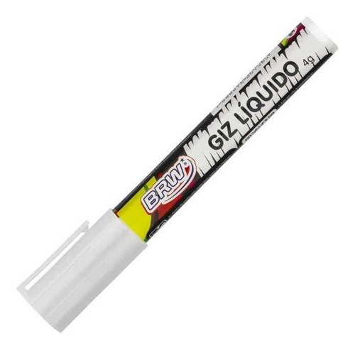 Giz Líquido Para Etiqueta Quadro Negro Branco 6mm