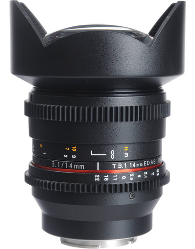 Bower 14mm T3.1 Super Wide-angle Cine Lente Para Samsung Nx