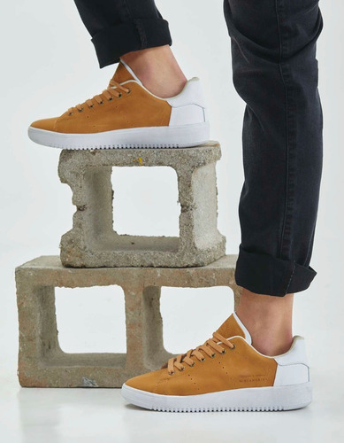 Imagen 5 de 10 de Zapatillas Urbanas Cuero Vacuno Premium Hombre