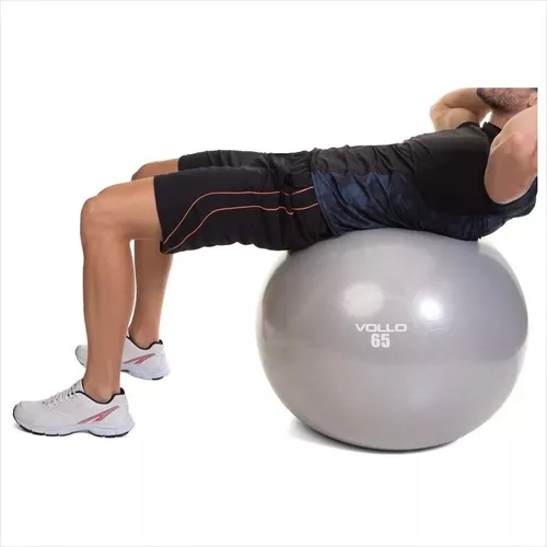 Bola Gym Ball 45 Amarela C/bomba Msd 05-010102