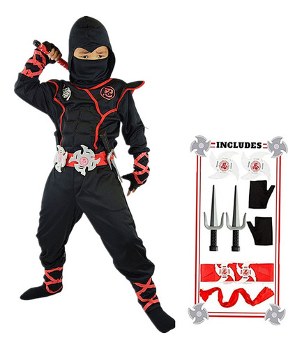 Disfraz De Ninja Para Halloween, Disfraz De Anime Para Niños