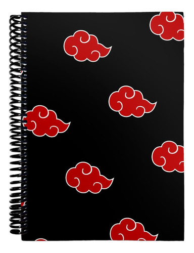 Cuaderno Libreta Anotador A6 Lisa - Naruto Akatsuki 13