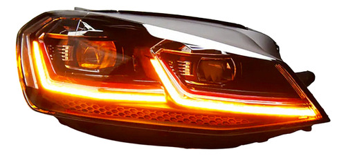 Farol Golf Gti Tsi Full Led Mk7.5 2014 15 16 17 Winpower Red
