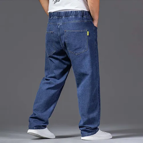 Pantalón A La Moda Para Hombre, Elástico, Con Lazo Elástico,