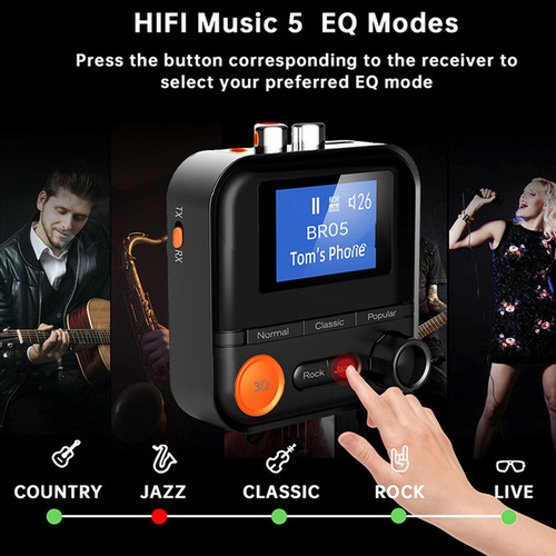 De Transmisor Receptor Adaptador De Audio V5.2 For
