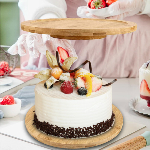 Plato Giratorio Para Pasteles, Plato De Comedor 25cm