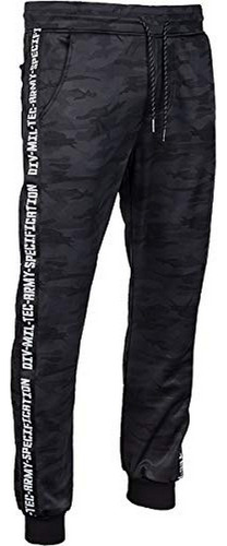 Mil-tec - Pantalones Deportivos Para Hombre, Diseño De Camuf