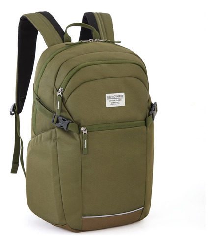 Ever Advanced Mochila De Viaje Para Laptop 23l, Verde Milita