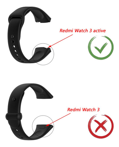 8 Correas De Silicona Para Xiaomi Redmi Watch 3 Active A