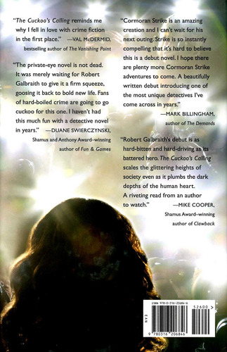 Cuckoo's Calling,the - Galbraith Robert, de Galbraith, Robert. Editorial Mulholland Books, tapa dura en inglés, 2013