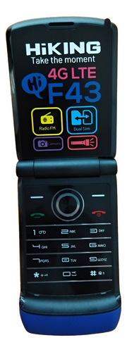 Telefono Celular 4g Folder Economico/libre Nuevo!! Azul