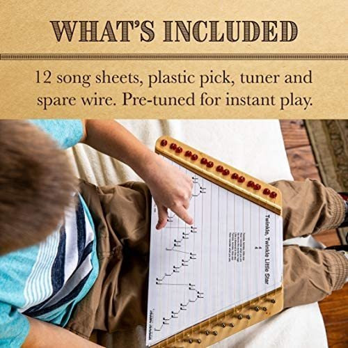 European Expressions Music Maker Lap Harp Con Partituras Y E