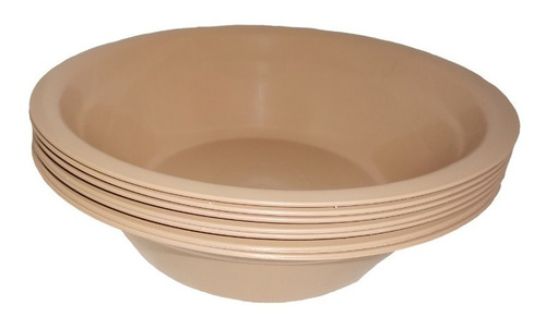 25 Platos Para Pozoleros Chicos Redondos Plástico 642ml