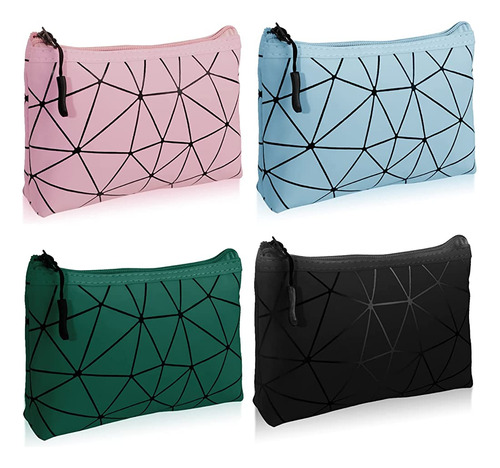 Lakibole 4 Pack Bolsa De Maquillaje Pequeña Para Bolso, Bols