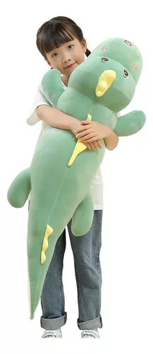 Almohada de dinosaurio de peluche para niños, almohada Kawaii para dormir,  muñeca linda, juguete de peluche para niños, regalo de cumpleaños y Navidad