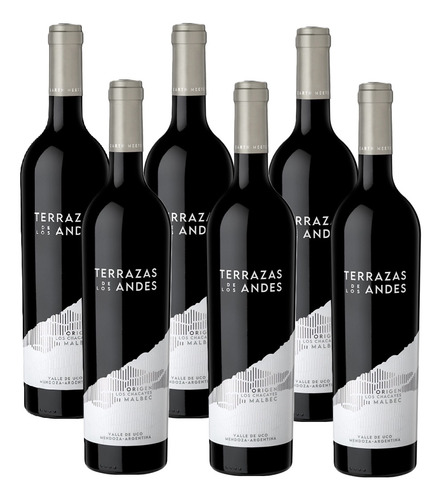 Vino Terrazas De Los Andes Origen Chacayes Malbec Caja X 6un