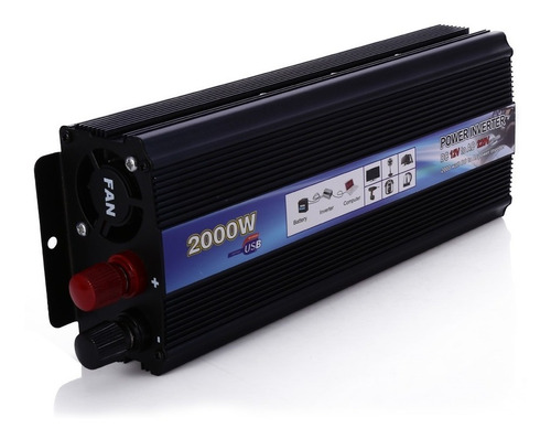 Inversor Dc 12v Para Ac 220v 2000w Envio Rápido 