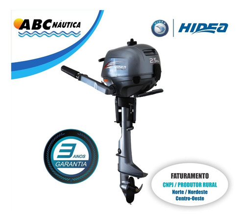 Motor De Popa 2.5hp 4t Hidea Leia Anúncio