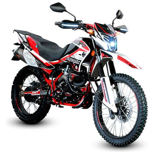 Barras Delanteras Motocicleta Crossmax Negra 150
