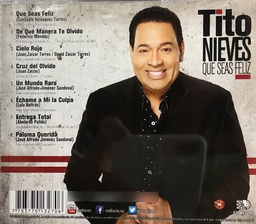 Tito Nieves - Que Seas Feliz (Usado)