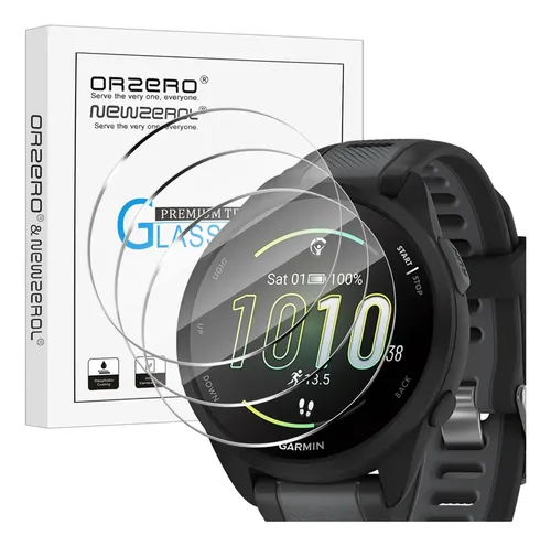 Pack De 3 Protectores AirGlass BROTECT Para Garmin Forerunner 35/30 – Cristal Híbrido 9H Anti-Huellas Y Sin Burbujas