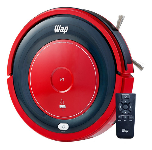 Robô Aspirador De Pó Automático Robot W300 Wap Bivolt Cor Vermelho