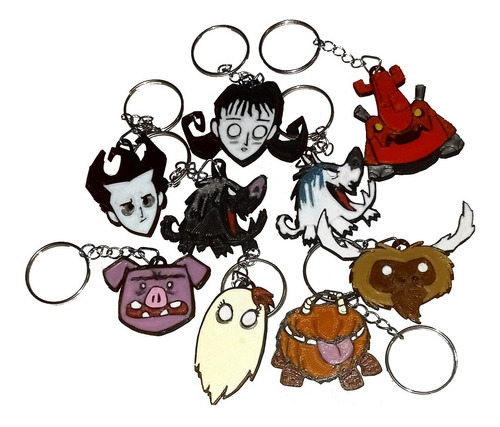 10 Llaveros, Imanes O Colgantes De Don't Starve - 3d