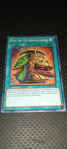 Carta Yugioh Pot Of Extravagance Sdaz