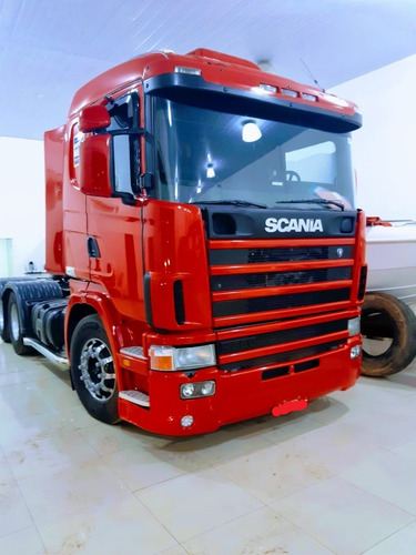 Scania 114 R 380 6x2 Trucada Vermelha 2007 *** Extra***