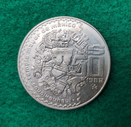 Moneda De Colección De 50 Pesos Coyolxauhqui 1982