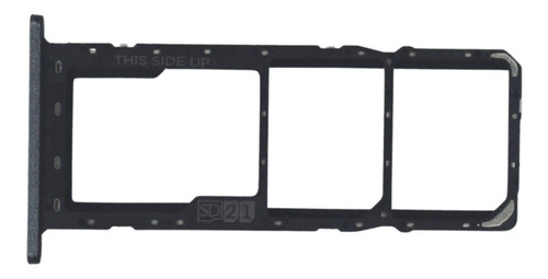 Gaveta Chip Bandeja Slot Sim Compatível Moto G8 Power Lite Cor Cinza