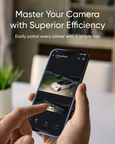 Cámara De Seguridad Eufy E30 Con Reflector 360 2k Wi-fi Blanco